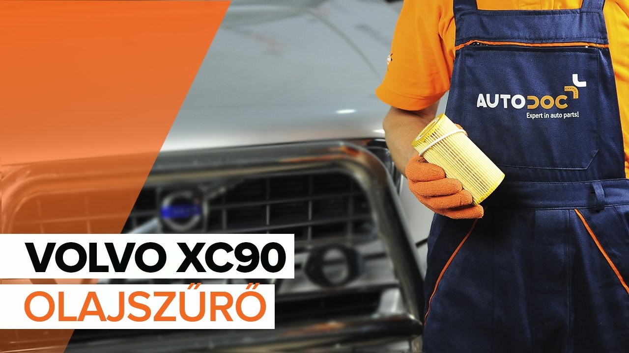 Motorolaj és szűrők-csere Volvo XC90 1 gépkocsin – Útmutató