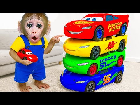 Macaco Bin Bin Viagem Misteriosa: Oficina Carros aos Doces Coloridos com Patinho-BinBin Portugal