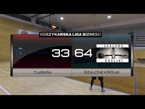 Tuatara vs Szalone Króliki - XVIII kolejka - III Liga Warszawa - Koszykarska Liga Biznesu