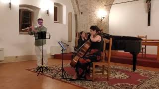 Download lagu Mendelssohn trio op. 49 in D minor - Andante | Sergio Pallottelli, Katie Burns, Riko Higuma mp3