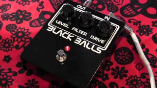 Video thumbnail for Balls Effects BLACK BALLS distortion guitar pedal demo with Gibson SG by gearmanndude