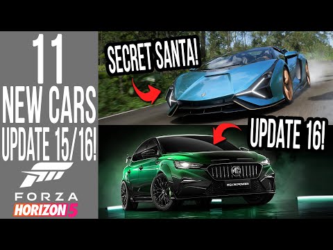 Forza Horizon 5 - All 11 NEW Cars for UPDATE 15 &16!
