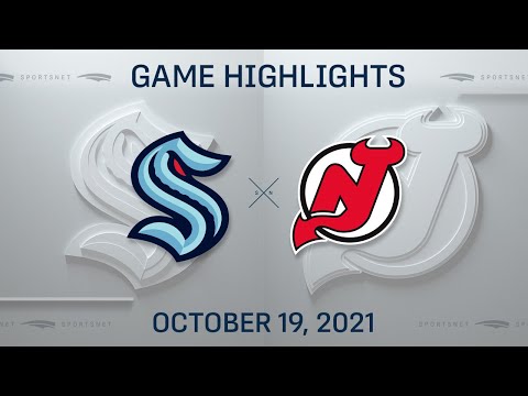 NHL Highlights | Kraken vs. Devils - Oct 19, 2021