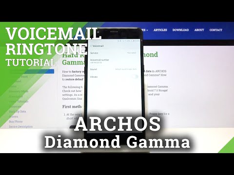How to Change Voicemail Notifications on ARCHOS Diamond Gamma - Set Up Voicemail Notifications