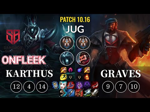 SB OnFleek Karthus vs Graves Jungle - KR Patch 10.16