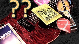 DIY Quickies: HOW TO change strings- electric guitar - fixed bridge
