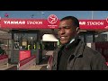 Reactie supporters na afloop van Almere City FC - Cambuur Leeuwarden