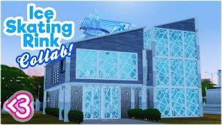 ICE ICE BABY SKATING RINK // Collab with GenieSims! (Let's Build in the Sims 4)