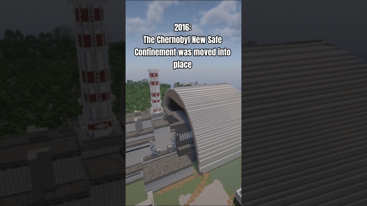 The Sarcophagus of Chernobyl(Shelter Structure) | Minecraft Build Timelapse