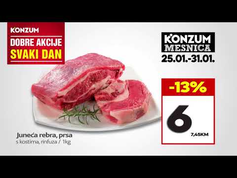 Novi Konzum katalog donosi DOBRE AKCIJE SVAKI DAN! 25.01.-07.02.2018.