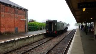 preview picture of video '60009 Union of South Africa in Dereham (Mid-Norfolk Railway)'