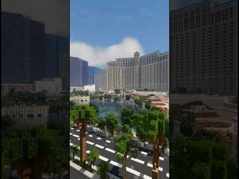 Insane Vegas Recreation in Minecraft! 😱