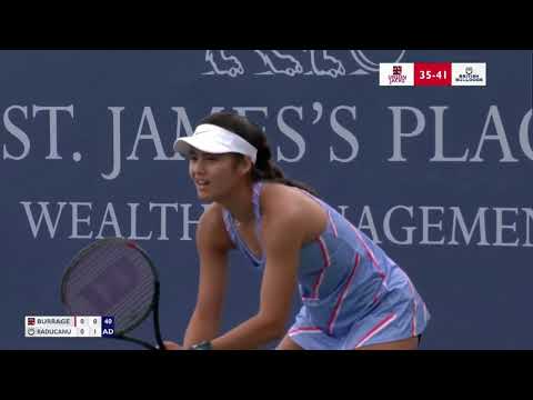 Emma Raducanu vs Jodie Burrage  Battle of the Brits Sat 1 Aug 2020