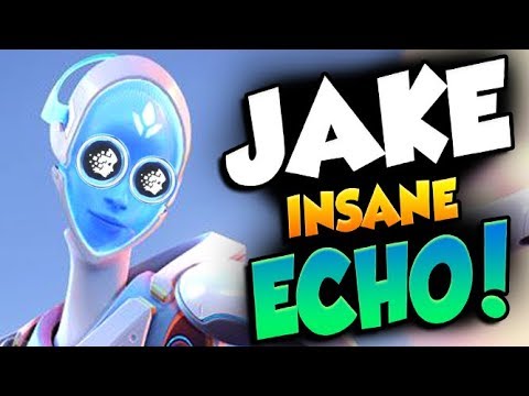 JAKE - ECHO BEST DPS EVER?! ECHO IMBA?! [ OVERWATCH PTR ]
