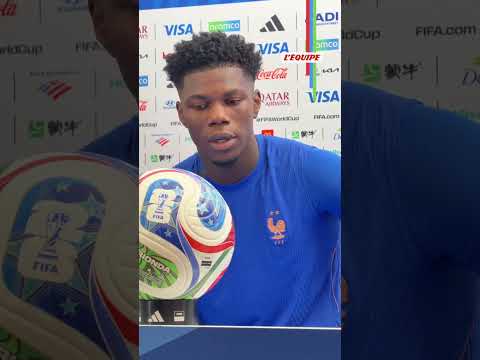 🕊️ Aurélien Tchouaméni a présenté à nouveau ses condoléances à Didier Deschamps #fifaworldcuponyt