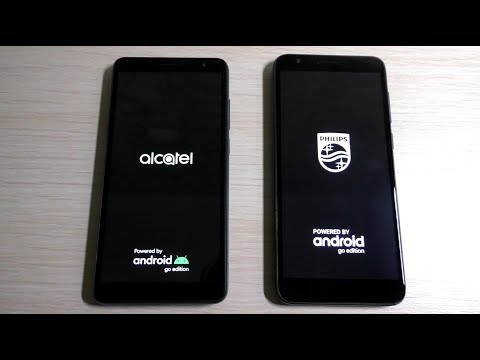 Alcatel 1A vs Philips S260 Bootanimation