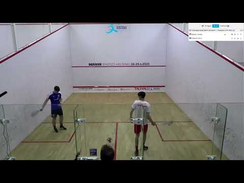 Daniel Simon - Alasdair Prott (Hungary vs Scotland) - ESF European Team Squash Championships 2023