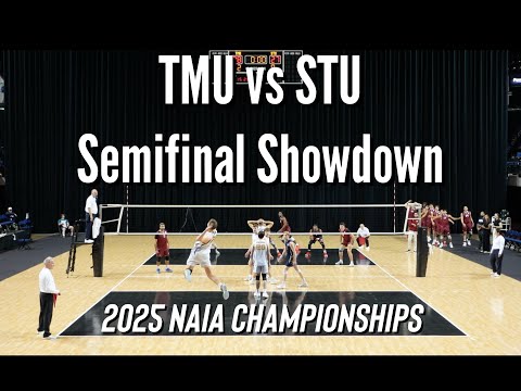 TMU vs STU | 2025 NAIA Men’s Volleyball Semifinal Recap