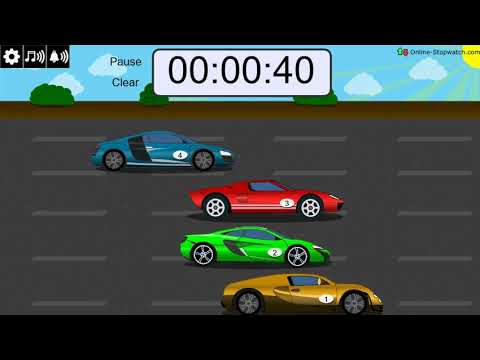 2 minute car race timer