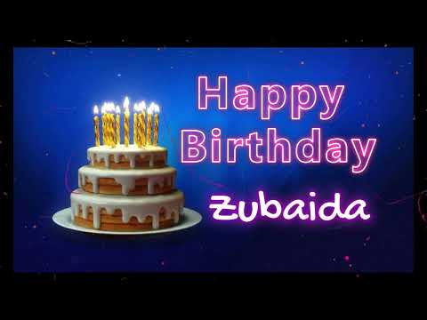 The Best Birthday Surprises for Zubaida | Happy Birthday To Zubaida