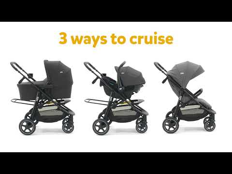 Joie Stroller Mytrax Pro, Birth+ to 22 kg - Thunder