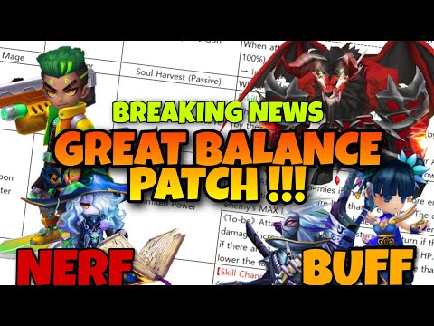 GREAT BALANCE PATCH !!! NERF OLIVER & NANA SUMMONERS WAR