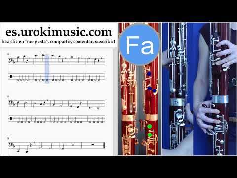 Tutorial de Fagot Carlos Vives, Sebastian Yatra - Robarte un Beso Clases Notas Parte#1 um-i927