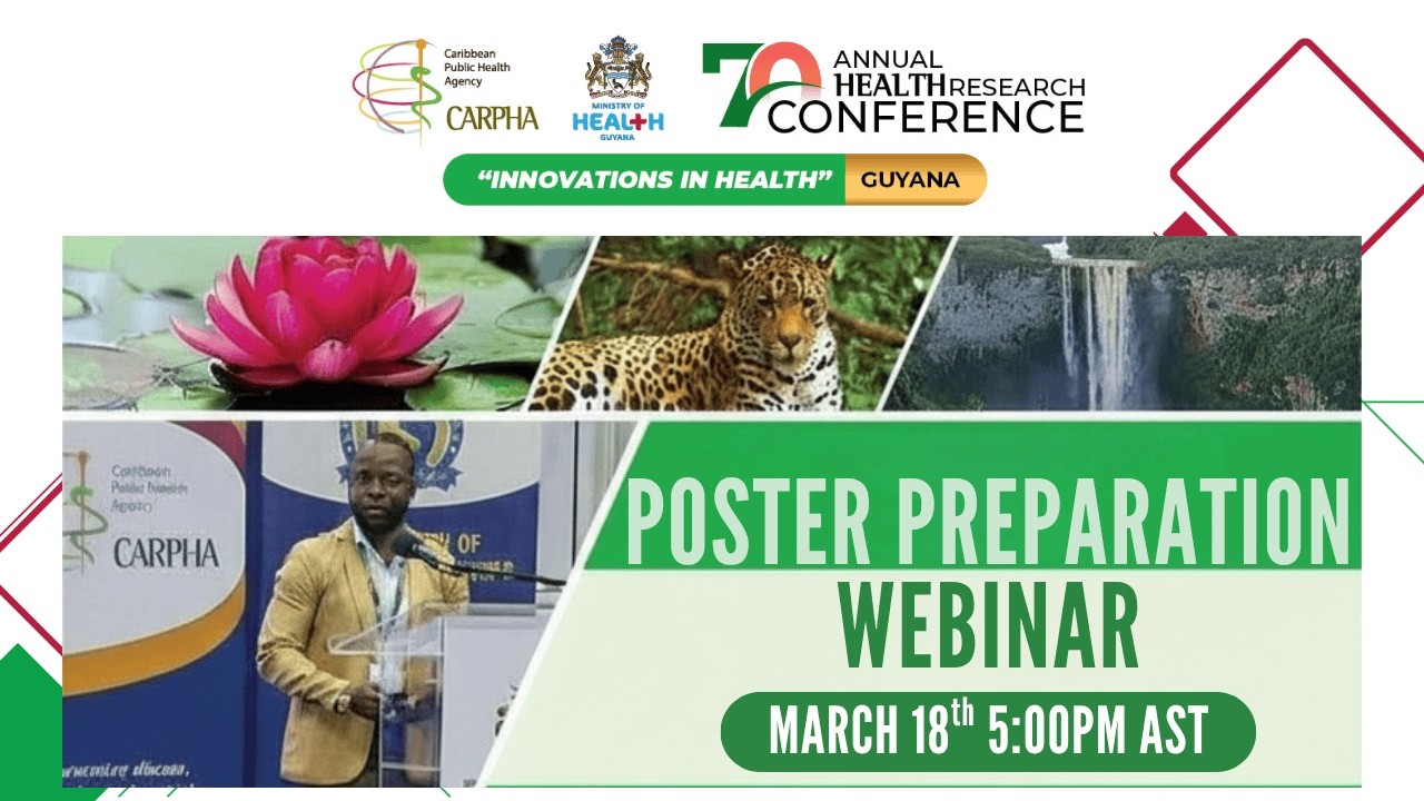 Poster Presentation Webinar - CARPHA AHRC 2026
