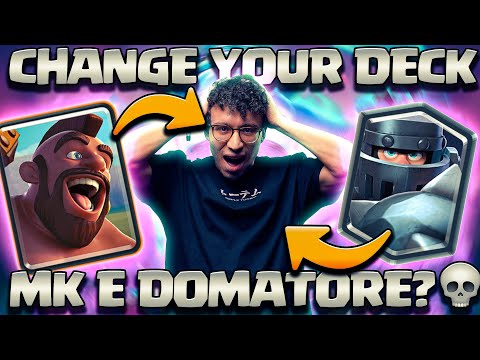CHANGE YOUR DECK CHALLENGE ESOTICA XL... MK E HOG?! - CLASH ROYALE ITA