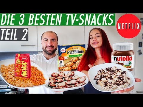 NETFLIX & SNACK TEIL II - 3 kalorienarme und gesunde TV-Snacks