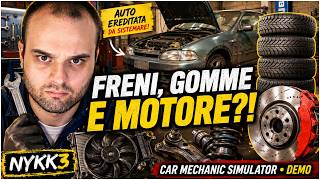 MOTORE DA SMONTARE E GOMME DA CAMBIARE - CAR MECHANIC SIMULATOR 2026 Demo - GAMEPLAY ITA