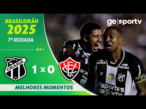 Gols e lances de Ceará x Vitória