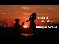 That S My Goal Shayne Ward Tradução HD