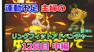 【実況】運動不足主婦とリングフィットアドベンチャー12日目中編
