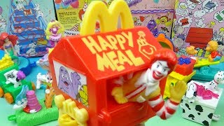 1994 Happy Birthday Happy Meal Train Set of 15 McDonalds Kids Meal Toys Video Review