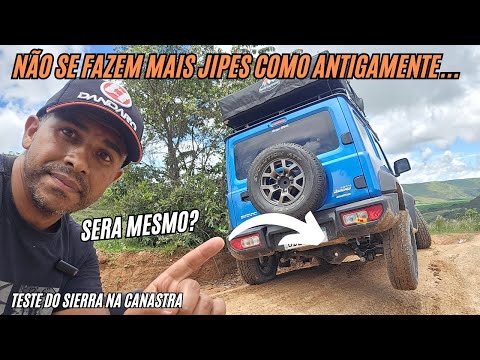 TEST OF THE SUZUKI JIMNY SIERRA AT IN CANASTRA + WILD CAMPING ALONE, WITH LOTS OF RAIN.