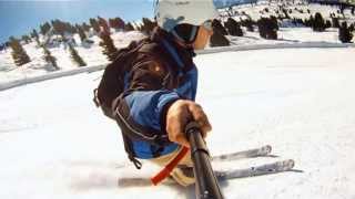 preview picture of video 'zillertal arena alps, ski trip 05.03.2013, gopro hd pole'