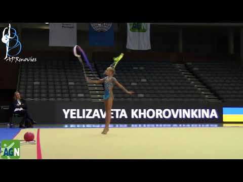 Elizaveta Khorovinkina - Kyiv Voshod (UKR) - Fita (Ribbon) - Junior AA - AGN Cup 2018