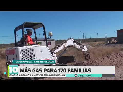 #Noticias10 | Obras de gas en Darwin