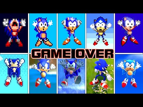 Evolution Of Sonic Death Animations & Game Over Screens (1991 - 2023)