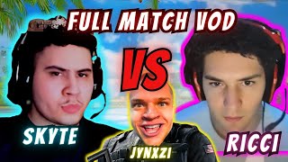 Jynxzi RicciRichie vs Skyte 1v1 - Rainbow Six Siege 1v1 Tournament (Jynxzi Full Match VOD)