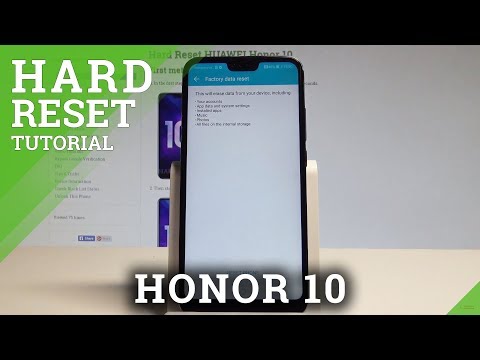 How to Factory Reset Honor 10 - Wipe Data / Master Reset |HardReset.Info
