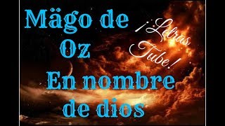 En nombre de dios-Mägo de Oz-Letras