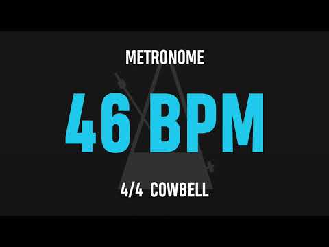 46 BPM 4/4 - Best Metronome (Cowbell)