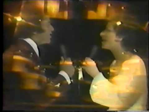 Jane and Johnny Mathis at the 1979 Oscars