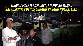 Download lagu TENGAH MALAM KDM DAPATI TAMBANG ILEGAL | SATRESKRIM POLRES SUBANG PASANG POLICE LINE mp3