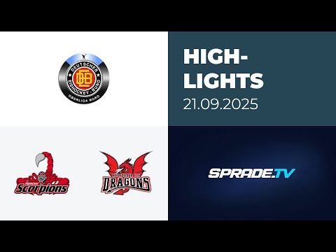 21.09.2025 - Highlights - Hannover Scorpions vs. Herforder Ice Dragons