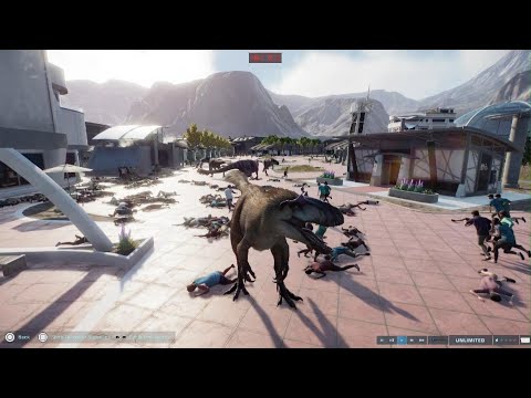 Jurassic World Evolution 2: Yutyrannus breakout and human rampage