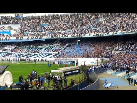 "Recibimiento de la Academia Racing 0 - Lanús 1 Copa Bicentenario METEGOL" Barra: La Guardia Imperial &bull; Club: Racing Club