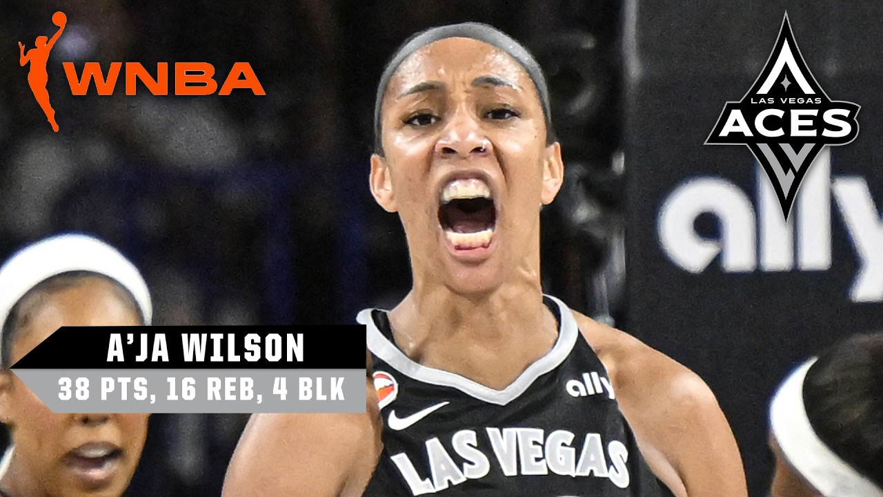 A’ja Wilson makes a STATEMENT 🔥 Ties playoff career highs in PTS & REB | WNBA on ESPN